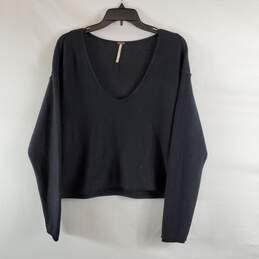 Free People Women Black Sweater XS/TP