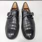 Ferragamo Men's Black Leather Dress Shoes Size 10 w/Inserts image number 1