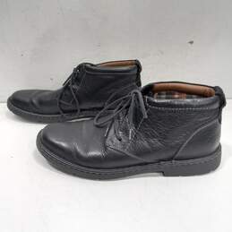 Clarks Men's Black Leather Stratton Limit Low Boot Size 11.5M alternative image