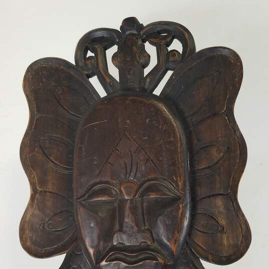 Wood Carved Wall Plaques/ Indonesian Influence Home Décor image number 3