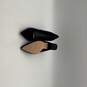 NIB Womens Bambu Black Suede Pointed Toe Slip-On Block Pump Heels Size 8.5 image number 5