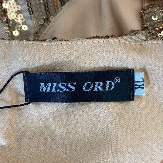 Miss Ord Gold Formal Dress - Size X Large image number 5