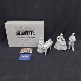 Winter Silhouette 'Carols Around the Spinet' Porcelain Figurines