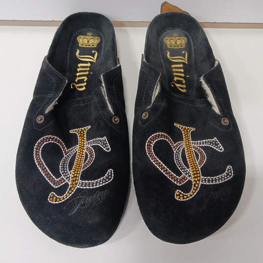 Juicy Couture Black Slippers/Slip On Shoes Women's (Size not found on shoes) image number 2
