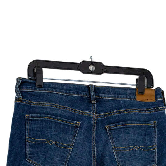 Womens Blue Stretch Pockets Medium Wash Denim Skinny Leg Jeans Size 8/29 image number 4