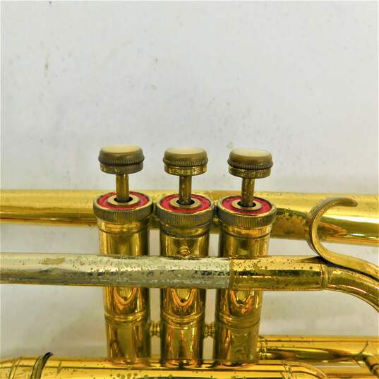 VNTG Champlain Brand B Flat Cornet w/ Case and Mouthpiece image number 4