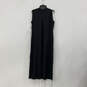 NWT Womens Black V-Neck Sleeveless Regular Fit Maxi Dress Size Small image number 2