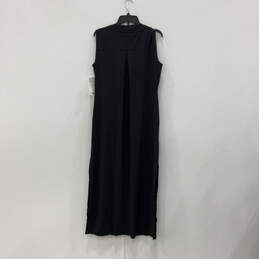NWT Womens Black V-Neck Sleeveless Regular Fit Maxi Dress Size Small alternative image