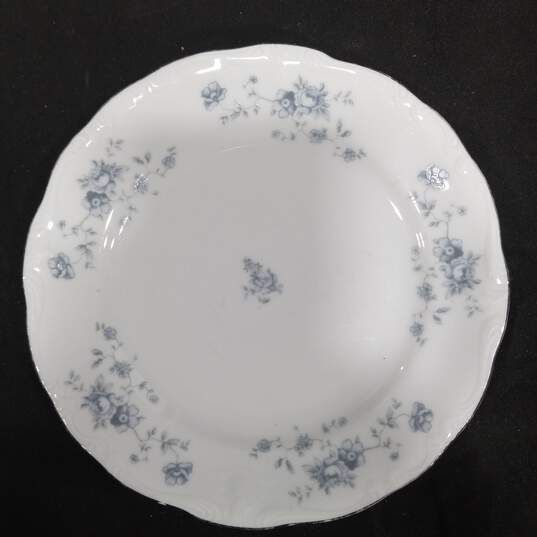 5PC Johann Haviland Blue Floral Pattern Bread Plate Bundle image number 4