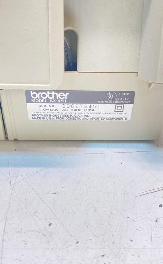 Brother Electronic Typewriter AX-450 image number 7