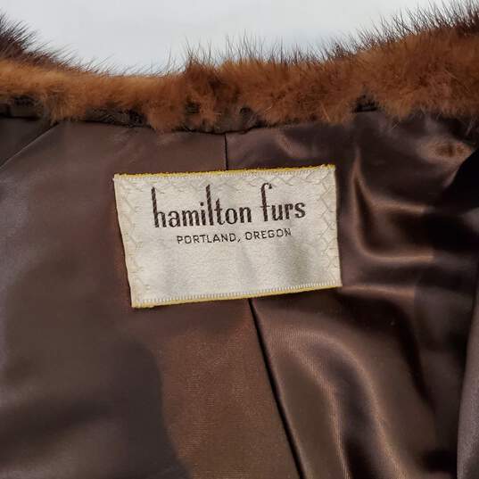 Vintage Hamilton Furs Mink Fur Stole Wrap No Size image number 3