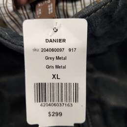 Danier Men Grey Metal Leather Jacket XL alternative image