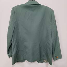 Appleseed's Women's Green Wool Dress Jacket Size 10P alternative image