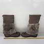 Muk Luks Snowy Owl Rabbit Fur & Suede Women's Winter Boots Size 5 image number 2