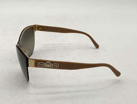 Versace Women's MOD 2144 1002/13 135 2N Brown & Gold Sunglasses With Case image number 4