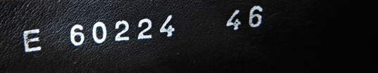Dapperman Black Shiny Furred Sash Dress Loafers Men's Size 46 EU Men's Size 12 US image number 5