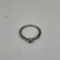Designer Pandora S925 ALE Sterling Silver Heart Shape CZ Stone Band Ring image number 2