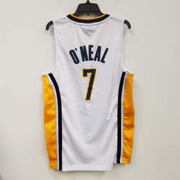 NWT Mens White Indiana Pacers Jermaine O'Neal #7 Basketball-NBA Jersey Sz S alternative image