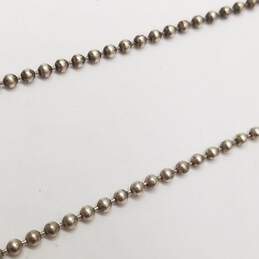 Sterling Silver CZ Cross Pendant 30 inch Necklace 24.4g alternative image