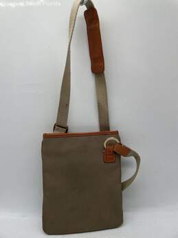 Michael Kors Womens Beige Brown Monogram Adjustable Strap Crossbody Bag alternative image