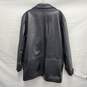 Timberland Weather Gear MEN's Black Genuine Leather Button Jacket Size M image number 2