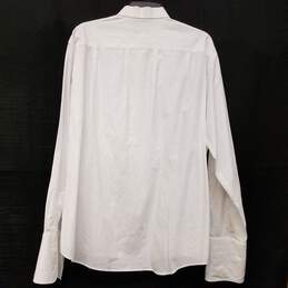 Mens White Wingtip Collar Long Sleeve Formal Dress Shirt Size 15.5-34/35 alternative image
