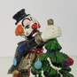 Ron Lee  Christmas Tree  Clown 9.5 inch Tall Metal Sculpture image number 4