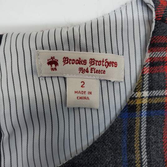 Brooks Brothers Plaid Short Sleeve Dress image number 3