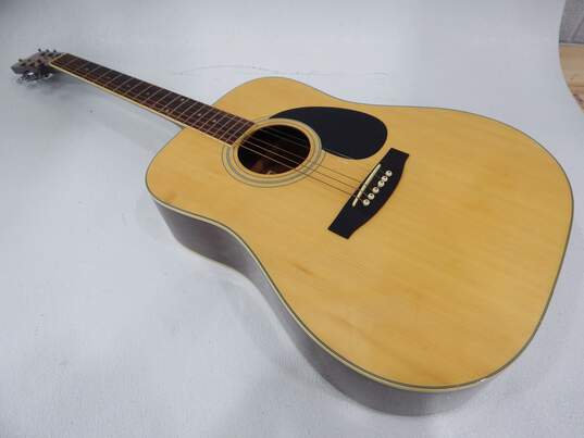 Hohner Brand HW-400N Model Wooden Acoustic Guitar w/ Soft Gig Bag image number 4