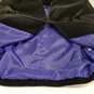 Womens Black Velvet Embroidered 3/4 Sleeve Casual Jacket Size X-Large image number 4