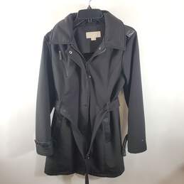 Michael Kors Women Black Trench Coat M alternative image