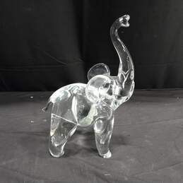 Lead Crystal Elephant Statue