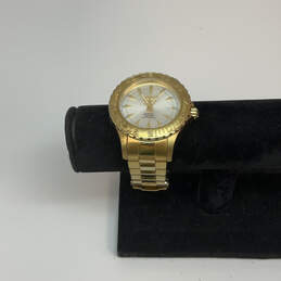 Designer Invicta Pro Diver 2306 Gold-Tone Round Dial Analog Wristwatch