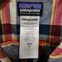 Patagonia Men's Dark Plaid SS Button Up Shirt Size XL image number 3