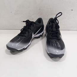 Nike Diamond Alpha Haurache Men's Black & White Fast Flex Baseball Cleats Size 7