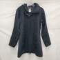 Patagonia WM's Black Polyester Nylon Blend Long Hooded Jacket Size SM image number 1