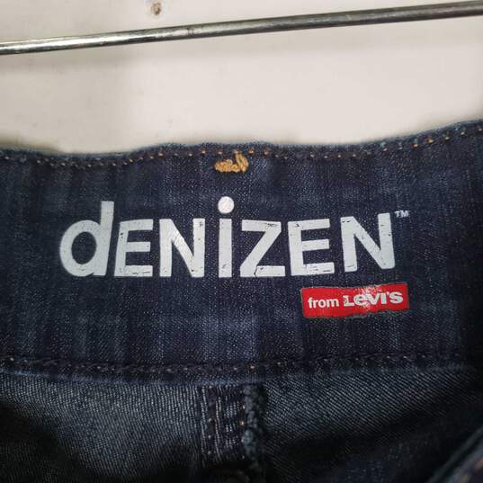 Womens Denizen Medium Wash 5 Pocket Design Denim Mom Shorts Size 14 image number 3