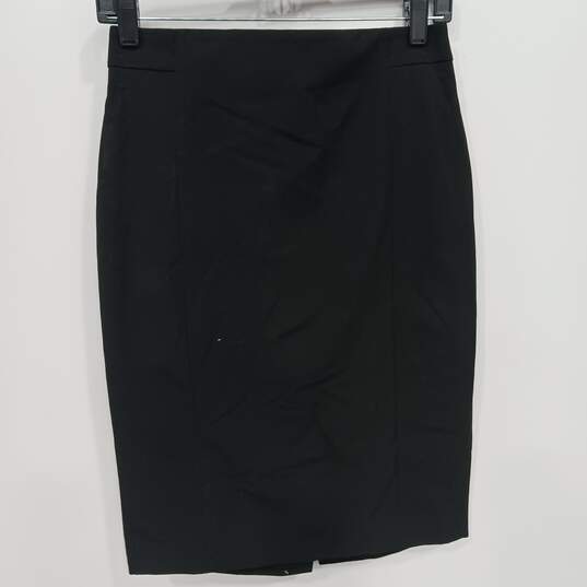 Ann Taylor Black Pencil & Straight Skirt Women's Size 0 image number 2