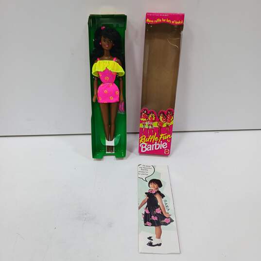 Vintage Mattel Ruffle Fun Barbie w/Box image number 1