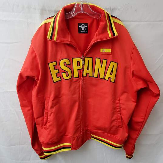 Ghast Espana Red Zip Up Sweatshirt Size XXL image number 1