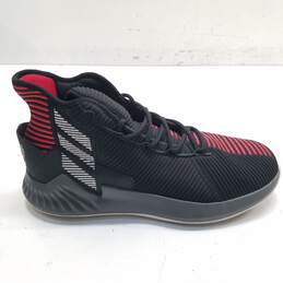 Adidas D Rose 9 Black Scarlet Men's Athletic Sneaker Size 12