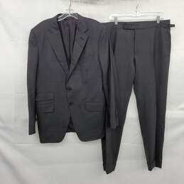 Tom Ford Men's Navy Plaid Wool 2-Piece Suit Jacket & Pants Size 52R