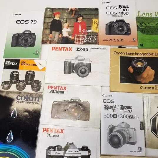 Assorted Lot of Camera and Photography Instructions Manuals image number 3