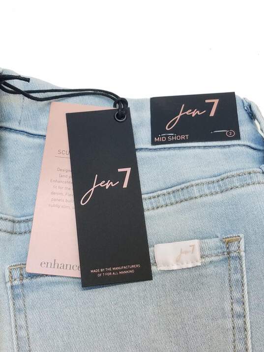Jen 7 Women's Denim Shorts Size 2 NWT image number 3