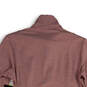 NWT Womens Pink Mock Neck Long Sleeve 1/4 Zip Activewear Jacket Size M image number 4