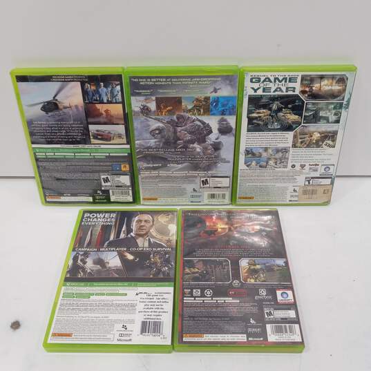 Bundle of 5 Microsoft Xbox 360 Games image number 2