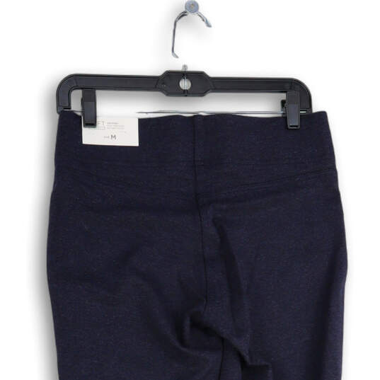 NWT Womens Blue Elastic Waist Pull-On Skinny Leg Ankle Pants Size M image number 3