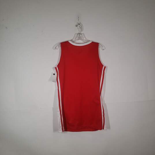 Womens Dri-Fit V-Neck Sleeveless Pullover Activewear Tank Top Size Large image number 2