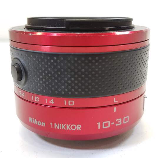 Nikon 1 Nikkor 10-30mm f3.5-5.6 VR Lens Red For Nikon 1