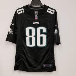Mens Black Philadelphia Eagles Zach Ertz #86 Football NFL Jersey Size Medium